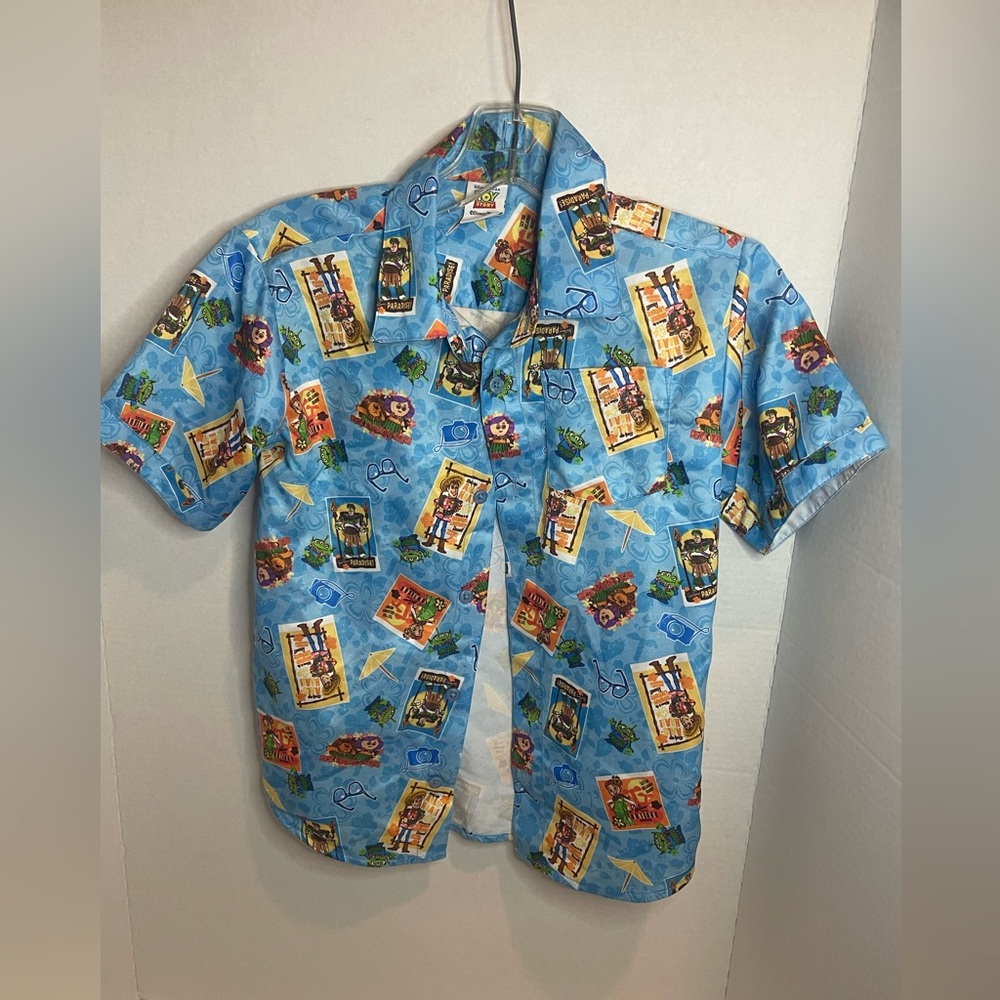 Disney Blue Button Down Shirt for Kids